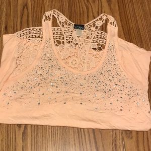 Women’s glitter tank top